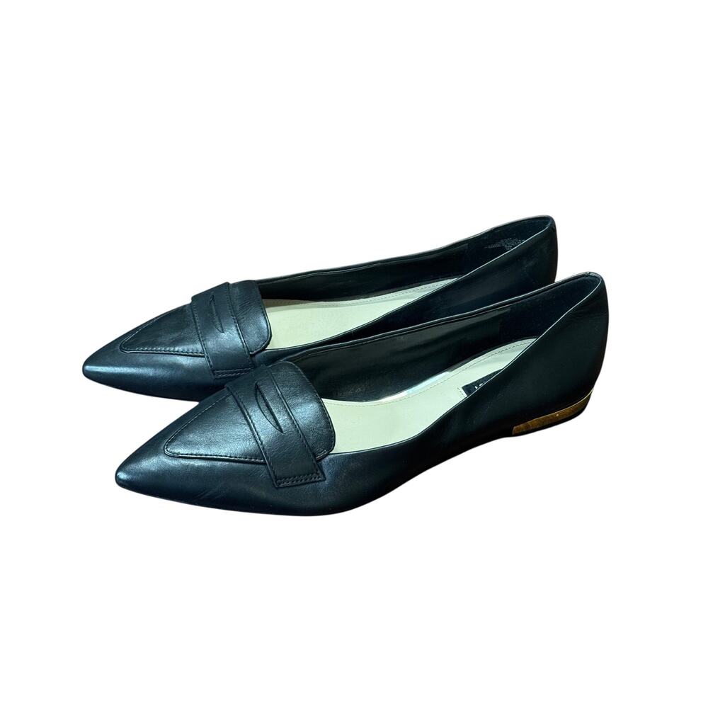 Nine West Women’s Black Pointed Toe Loafers Size 8.5
